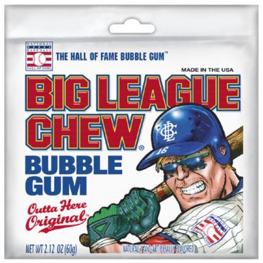 Big League Chew-Shredded Original Bubble Gum 60g (2.12 oz)(Box of 12)