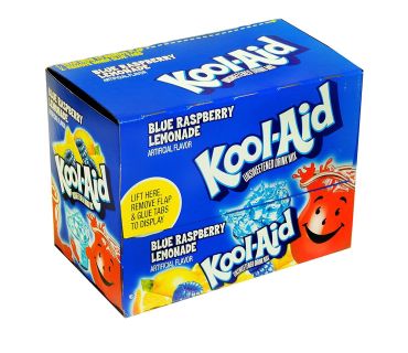 Kool Aid Sachet Blue Raspberry Lemonade (2 Quarts) (Box of 48)