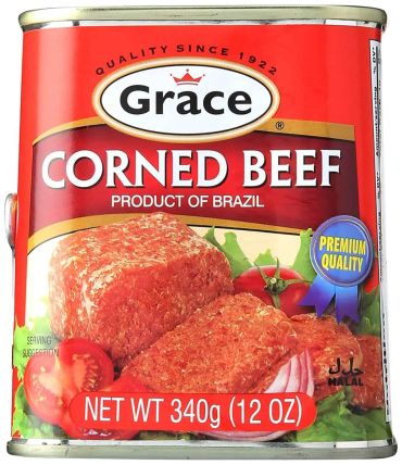 Grace Corned Beef 340g (Box of 6)
