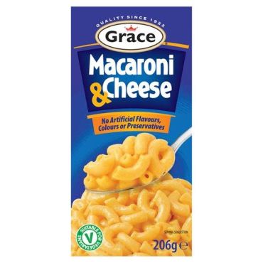 Grace Macaroni & Cheese 206g (Box of 7)