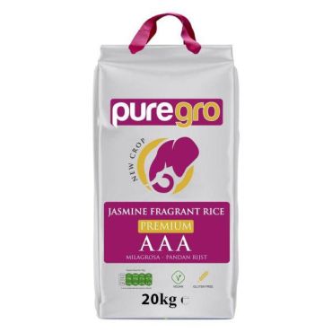 Puregro Premium Jasmine Fragrant Rice 20kg