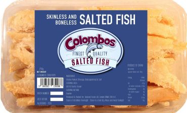 Colombos Finest Quality Skinless & Boneless Salted Fish 250g (Box of 10)