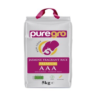Puregro Premium Jasmine Fragrant Rice 5kg PM £6.99