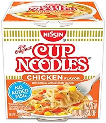 Nissin Cup Noodles Chicken 64g (2.25oz) (Box of 24)
