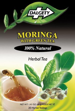 Dalgety Moringa With Green Tea 40g (20 Tea Bags) (Box of 6)
