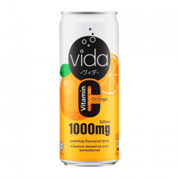 Vida Vitamin C Orange Drink 325ml RRP £1.29 (Box of 24) BBE 16 DEC 2023