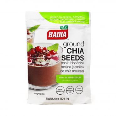 Badia Ground Chia Seeds 170.1g (6oz) (Box of 8)