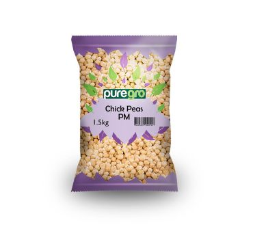 Puregro Chickpeas 1.5kg PM £3.99 (Box of 6)