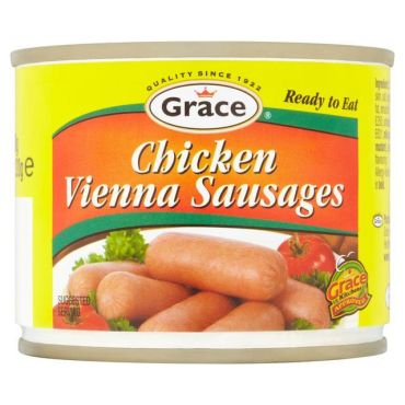 Grace Chicken Vienna Sausages 200g (Case of 12)