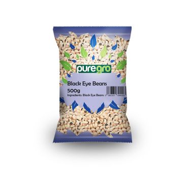 Puregro Black Eye Beans 500g PMP £1.19  (Box of 10)