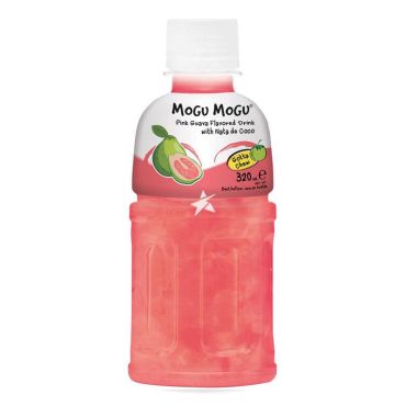 Mogu Mogu Nata De Coco Drink Pink Guava 320ml (Box of 24)