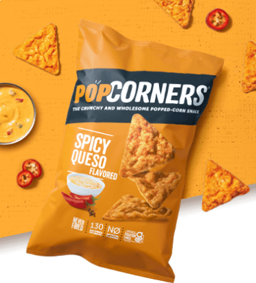 Popcorners Spicy Queso 141g (1oz) (Box of 12)
