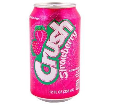 Crush Strawberry 355ml (12 fl.oz) (2 x 12 Case) (Box of 24)