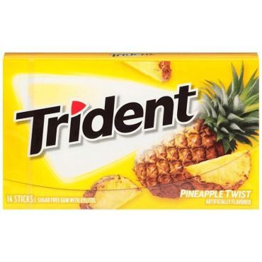 Trident Gum Pineapple Twist 14ct (Box of 12)