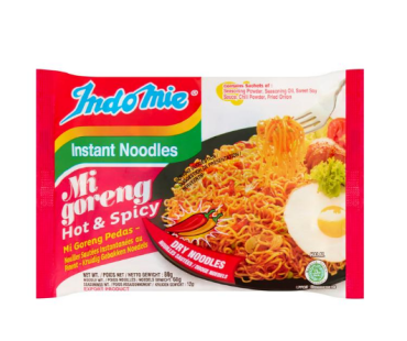 Indomie Mi Goreng Stir Fry Hot & Spicy Noodles 80g (Box of 40)