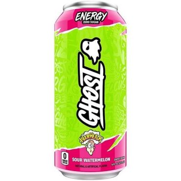 Ghost Warheads Watermelon Energy Drink 473ml (16 fl.oz) (Box of 12) BBE 31 MAR 2024