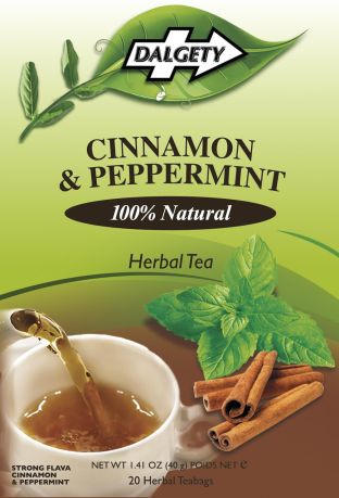 Dalgety Cinnamon & Peppermint 40g (20 Tea Bags) (Box of 6)