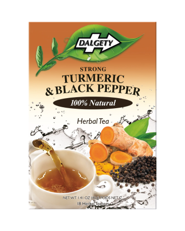 Dalgety Turmeric & Black Pepper Tea 40g (18 Tea Bags) (Box of 6)