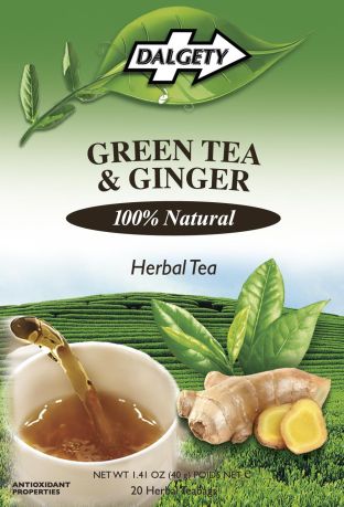 Dalgety Green & Ginger Tea 40g (20 Tea Bags) (Box of 6)