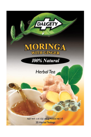 Dalgety Moringa & Ginger 40g (20 Tea Bags) (Box of 6)