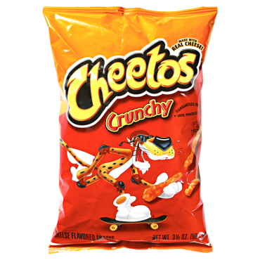 Cheetos Original Crunchy 99g (3.5oz) (Box of 24) - Best Before JAN 2023