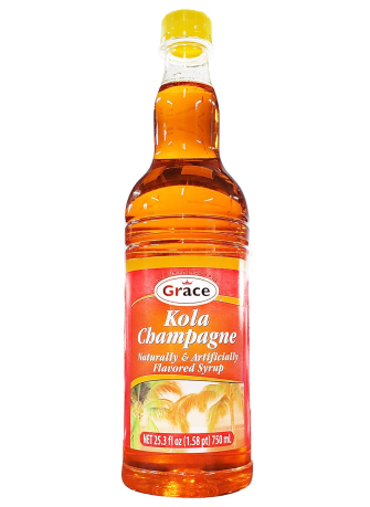 Grace Kola Champagne Syrup (25.5oz) (Box of 12)