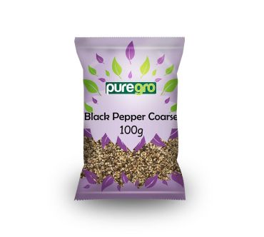 Puregro Black Pepper Coarse PM £1.49 100g (Box of 10)