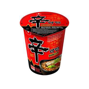 NONGSHIM Shin Ramyun Noodles Cup 68g (Pack of 6)