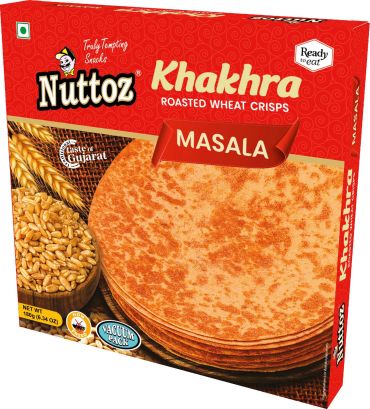 Nuttoz Masala Khakhra 180g (Case of 24)