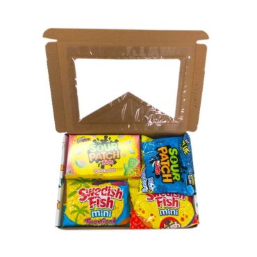 Picaboxx Medium Sour Patch & Swedish Fish Candy Gift Box (Box of 6)