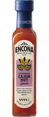 Encona Louisiana Cajun Hot Sauce 142ml (Box of 6)