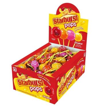 Sprangler Starburst Pops 24g (0.85oz) (Box of 72)