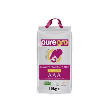 Puregro Premium Jasmine Fragrant Rice 10kg PM £13.99
