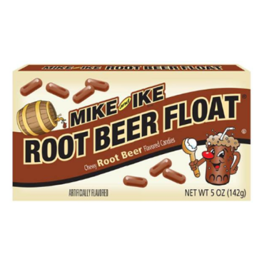 Mike & Ike Root Beer Float Theater Box 141g (5oz) (Box of 12) 