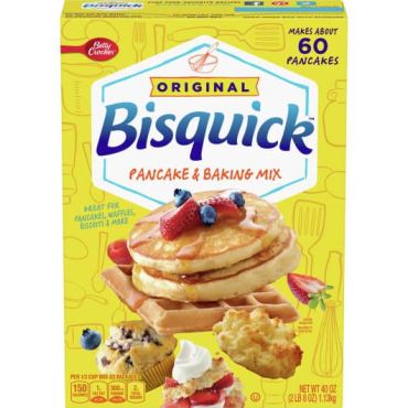 Betty Crocker Bisquick Original Pancake & Baking Mix 1.13kg (40oz) (Box of 10)