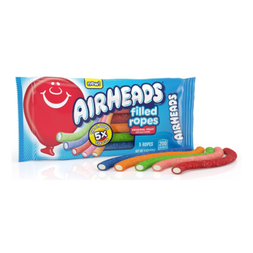 Air Heads Filled Ropes Assorted 57g (2oz) (Box of 18)