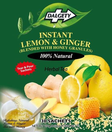 Dalgety Lemon & Ginger Pouch 270g (Box of 15)