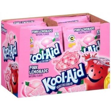 Kool Aid Sachet Pink Lemonade (2 Quarts) (Box of 48)
