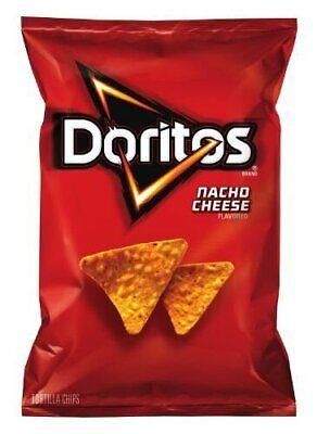 Doritos Nacho Cheese Chips 92g (3.25oz) (Box of 18) UPC-01458