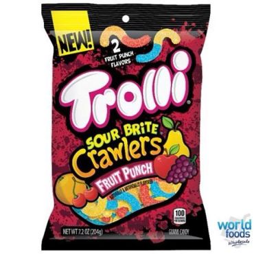 Trolli Fruit Punch Value Pack 96g (3.04oz) (Box of 12) BBE 30 MAR 2024