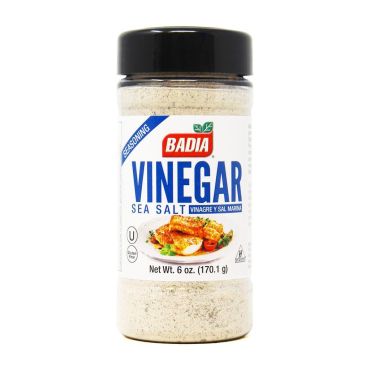 Badia Vinegar & sea Salt Seasoning 170g (6oz) (Box of 6)