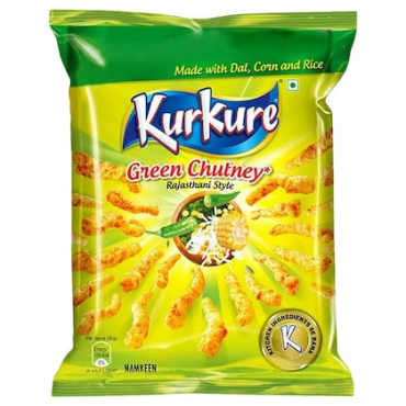 Kurkure Green Chutney Style 70g (Box of 35)