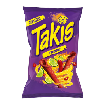 Takis Fuego Corn Chips 55g (Box of 48)