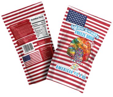 Igloo Sweets American Pic N’ Mix Freeze Dried 90g (box of 10)