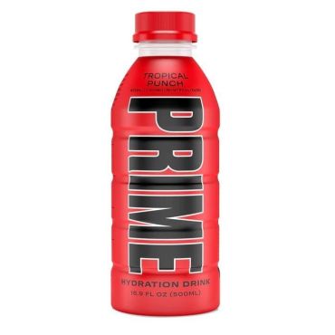 Prime Tropical Punch Hydration Drink 500ml (16.7 fl.oz) (Case of 12) 23 FEB 2024