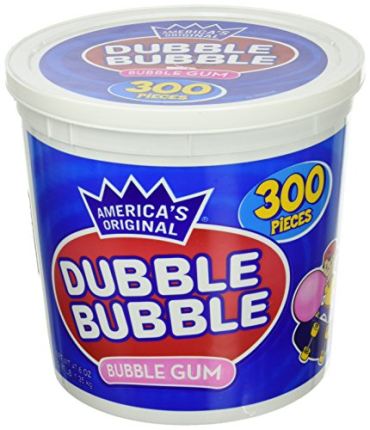 Dubble Bubble Original Twist Tub (300ct) 1350g (47.6oz)