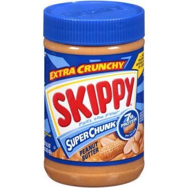 Skippy Crunchy Peanut Butter 462g (16.3oz) (Box of 12) BBE 31 MAY 2025