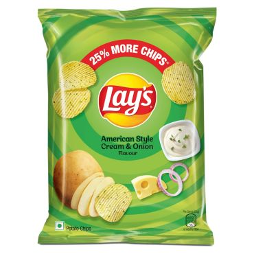 Lays American Style Cream & Onion 50g (Box of 35)