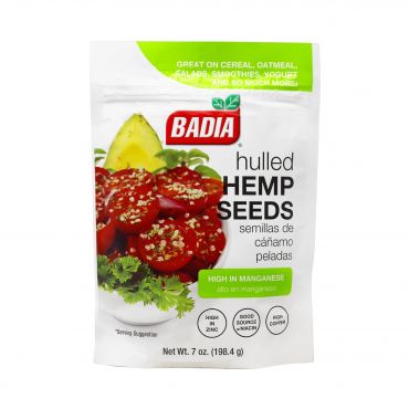 Badia Hulled Hemp Seeds 198.4g (7oz) (Box of 8)