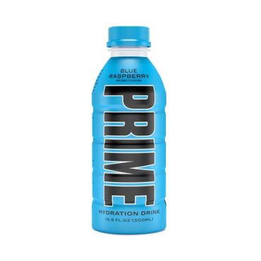 Prime Blue Raspberry Hydration Drink 500ml (16.7 fl.oz) (Case of 12) BBE 23 JAN 2024